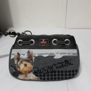 FUZZY NATION YORKSHIRE TERRIER Print  Wristlet